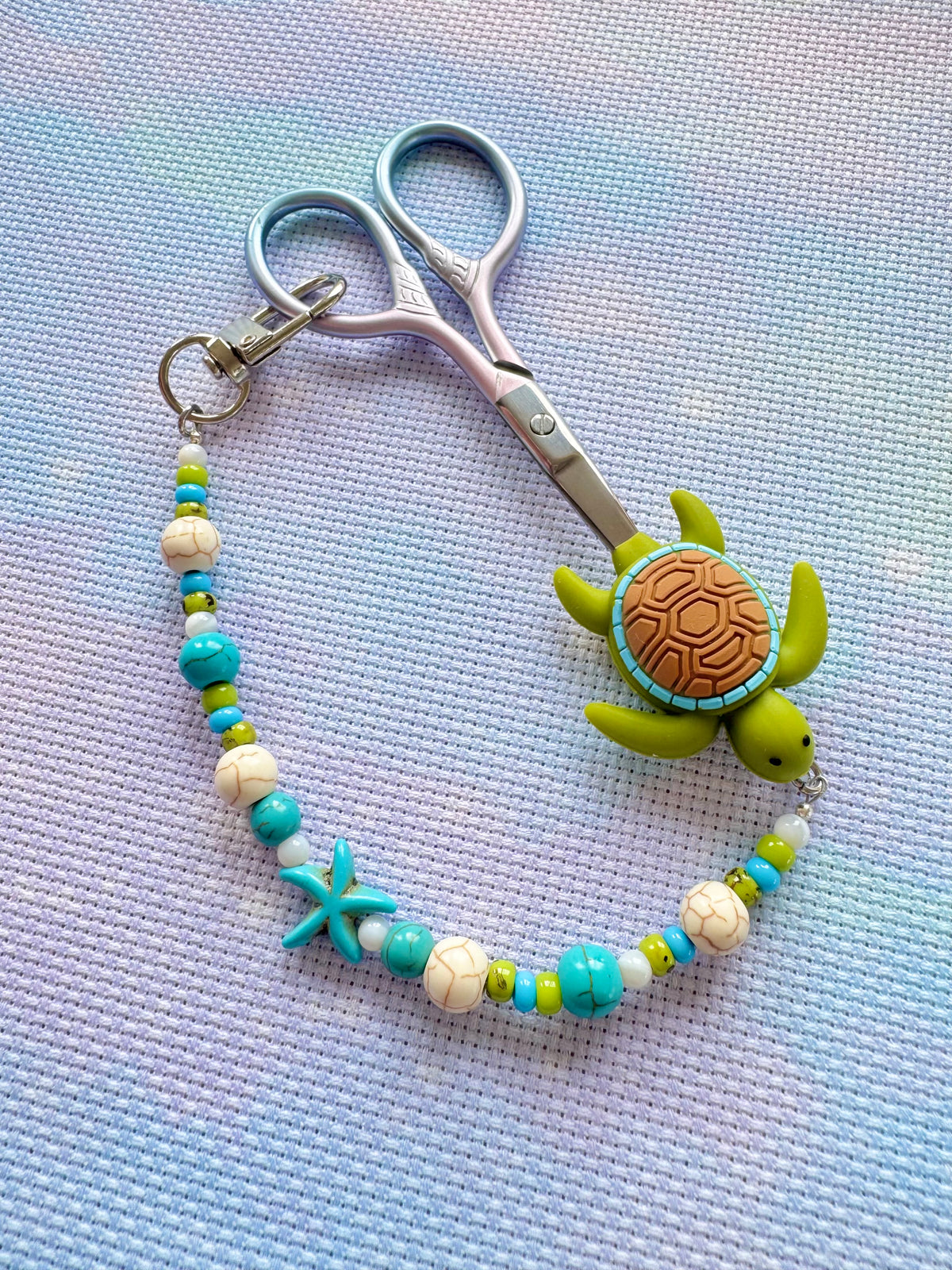 Turtle Scissor Fob - With Scissor Protector