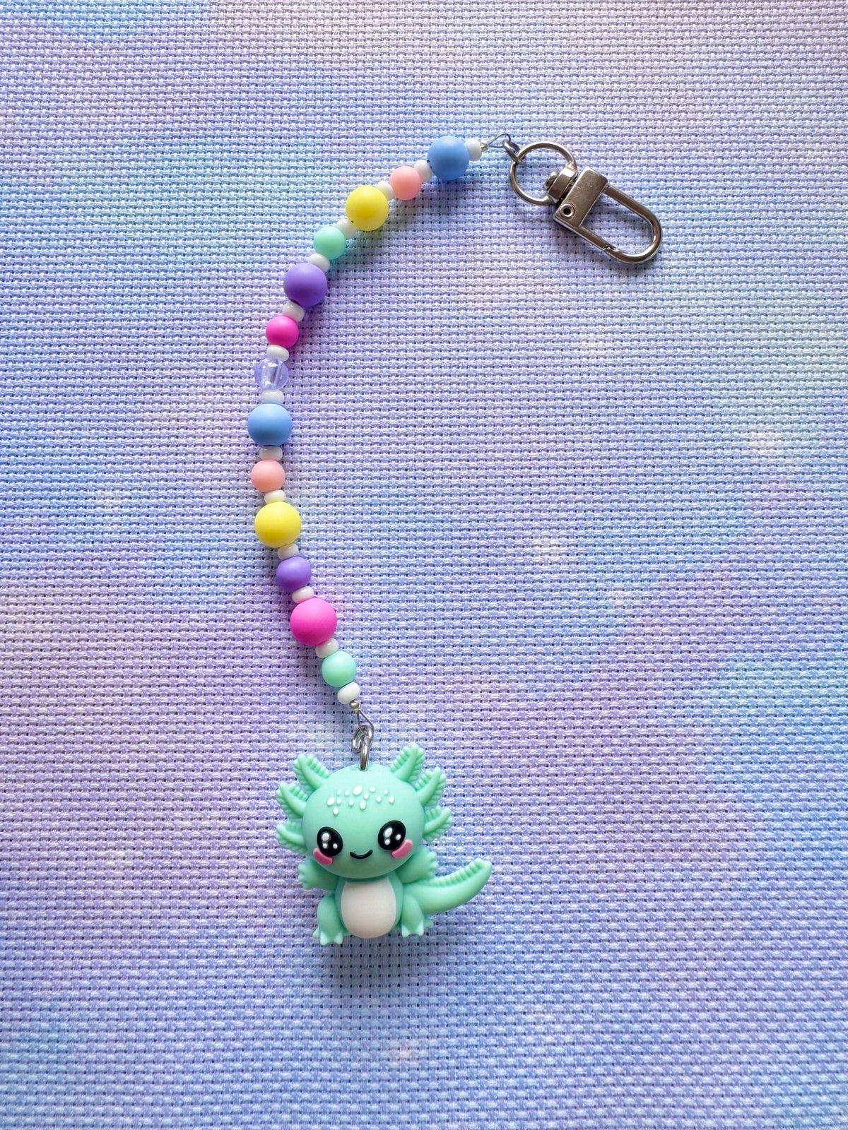 Axolotl Scissor Fob - With Scissor Protector (3 Colours Available)
