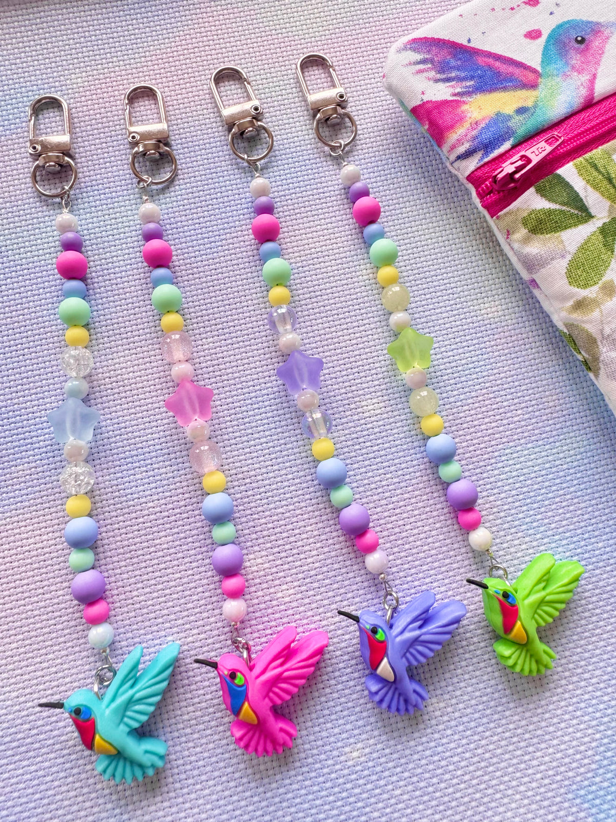 Hummingbird Scissor Fob - With Scissor Protector (4 Colours Available)