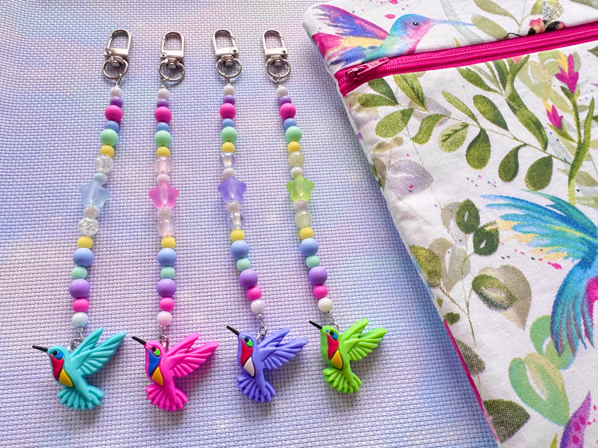 Hummingbird Scissor Fob - With Scissor Protector (4 Colours Available)