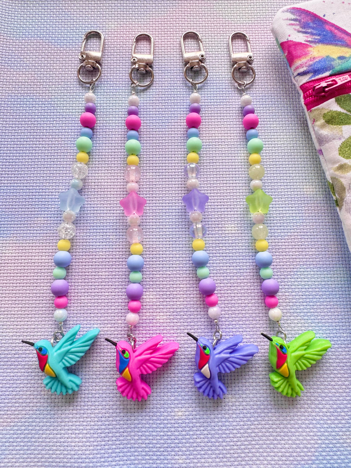 Hummingbird Scissor Fob - With Scissor Protector (4 Colours Available)