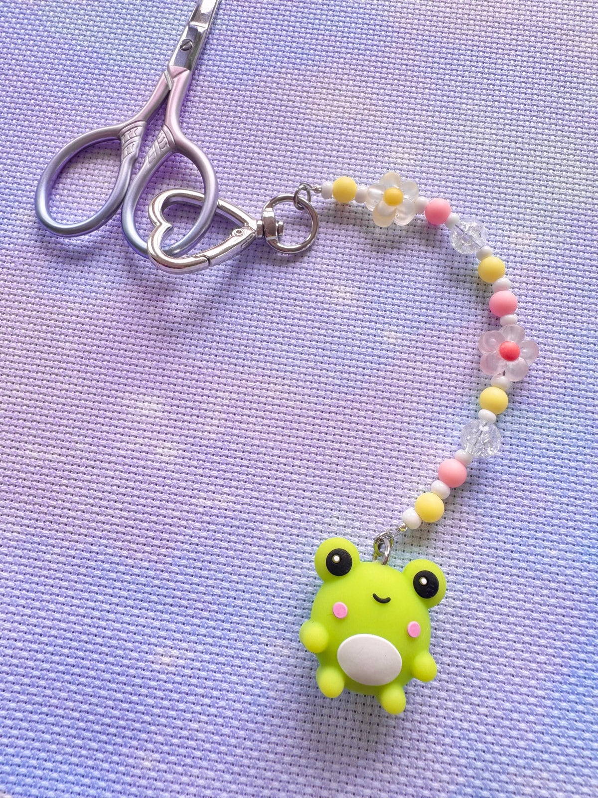 Frog Scissor Fob - With Scissor Protector (2 Colours Available)