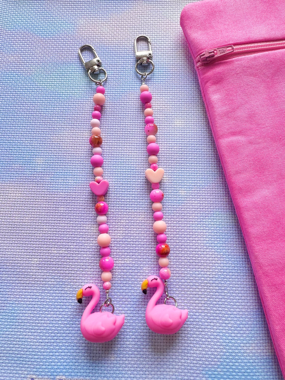 Flamingo Scissor Fob - With Scissor Protector (2 Options Available)
