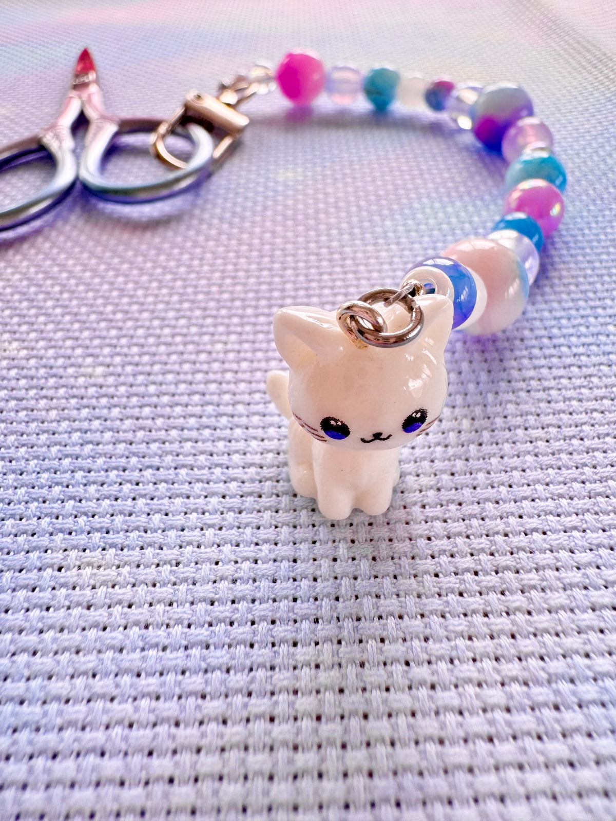 Cat Scissor Fob