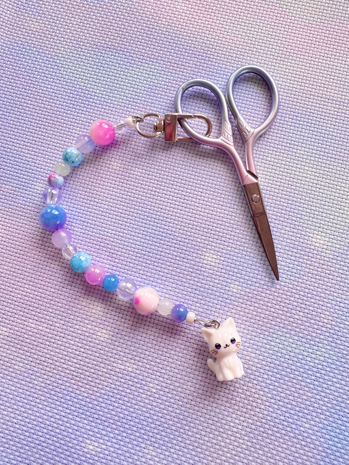 Cat Scissor Fob