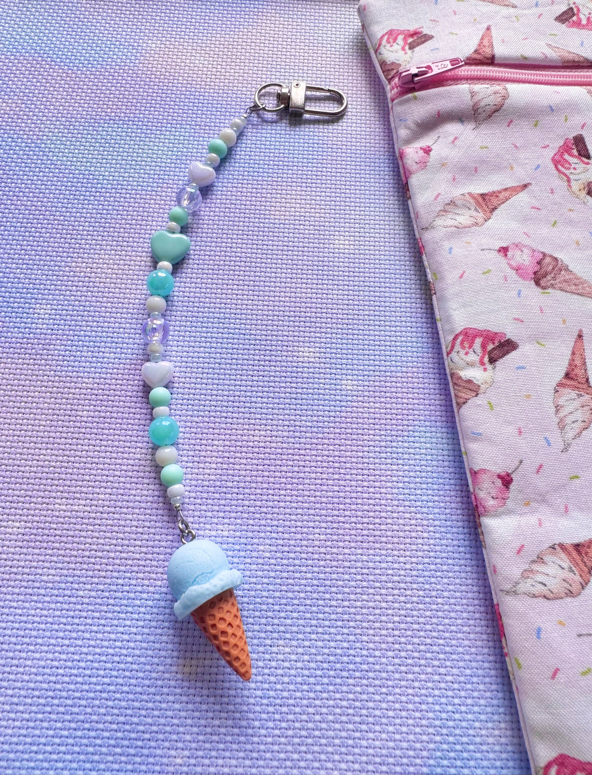 Ice Cream Scissor Fob (4 Colours Available)