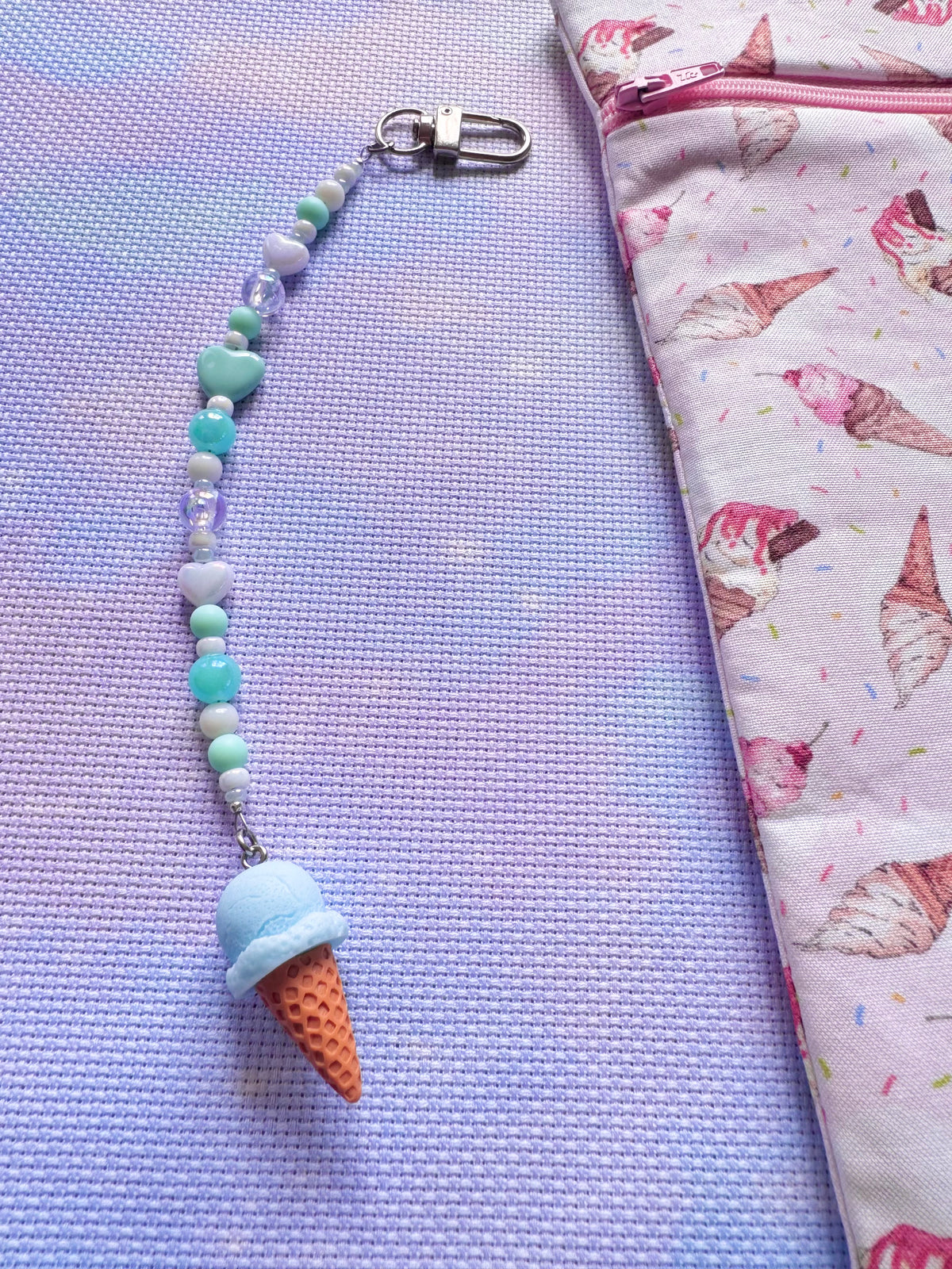 Ice Cream Scissor Fob (4 Colours Available)