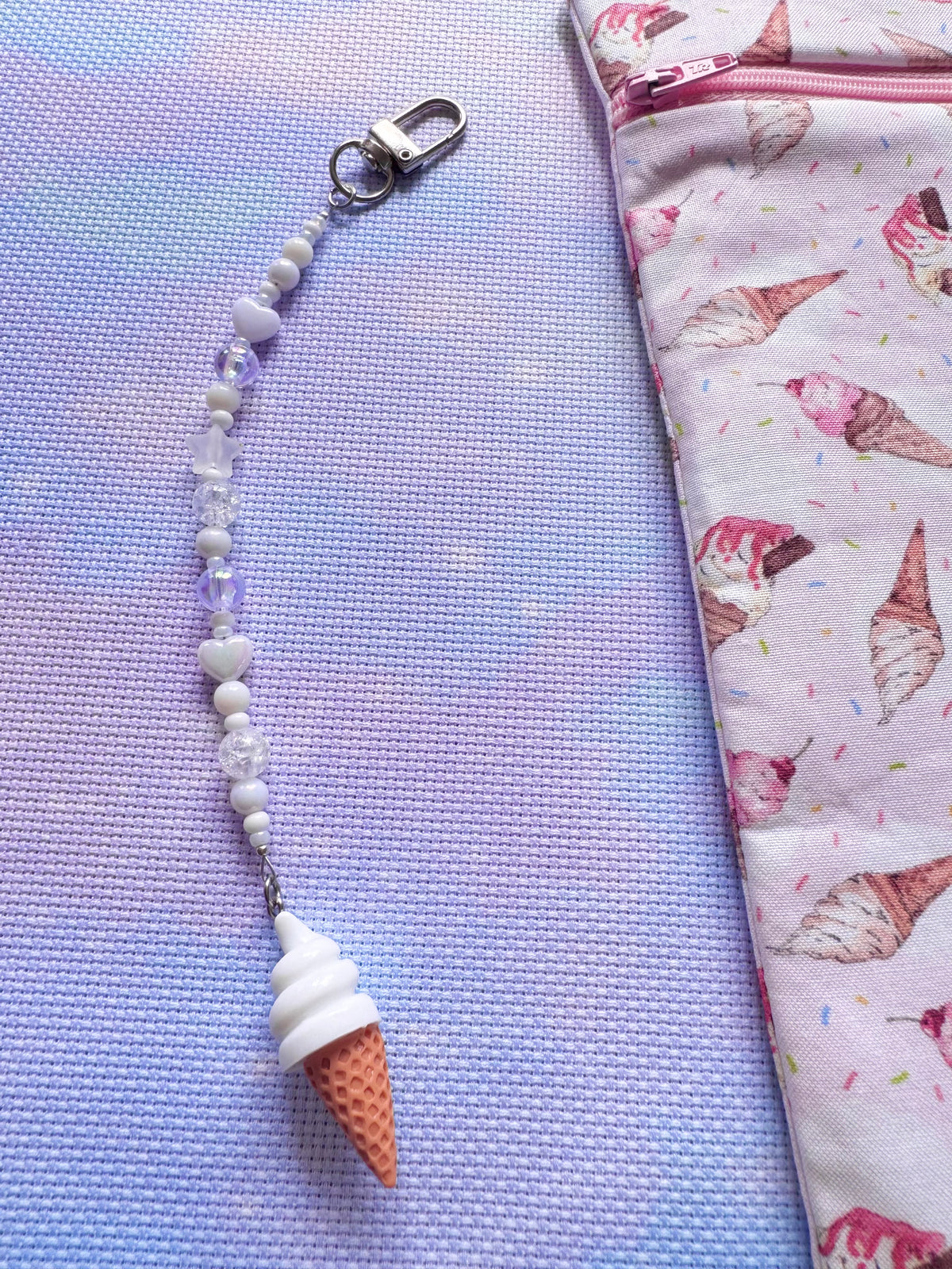 Ice Cream Scissor Fob (4 Colours Available)