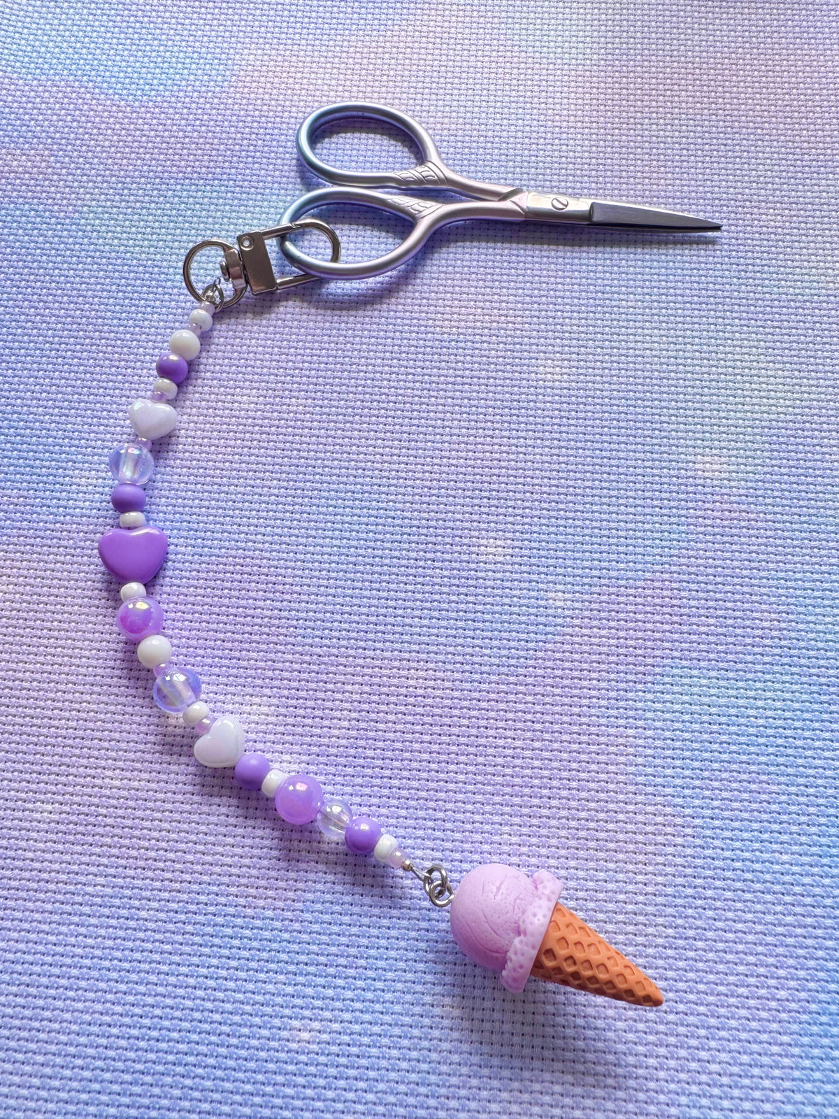 Ice Cream Scissor Fob (4 Colours Available)