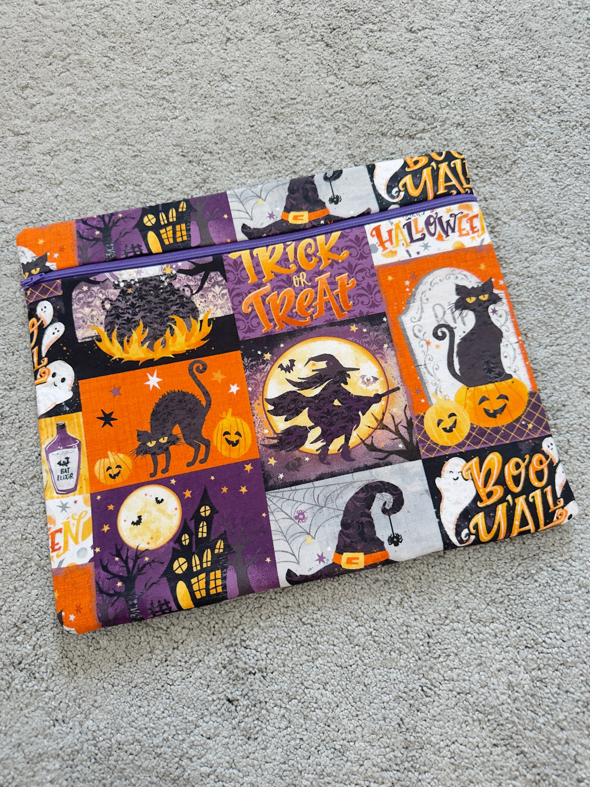 Halloween Print Project Bag - Standard Size