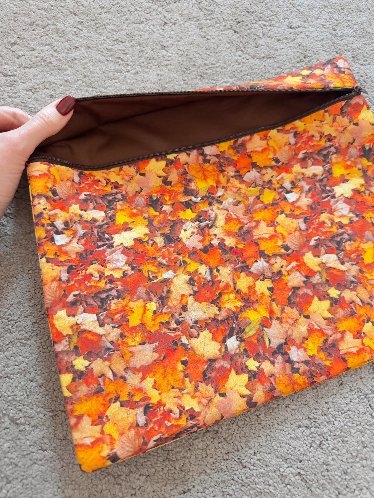 Autumn Leaves Project Bag - Standard Size